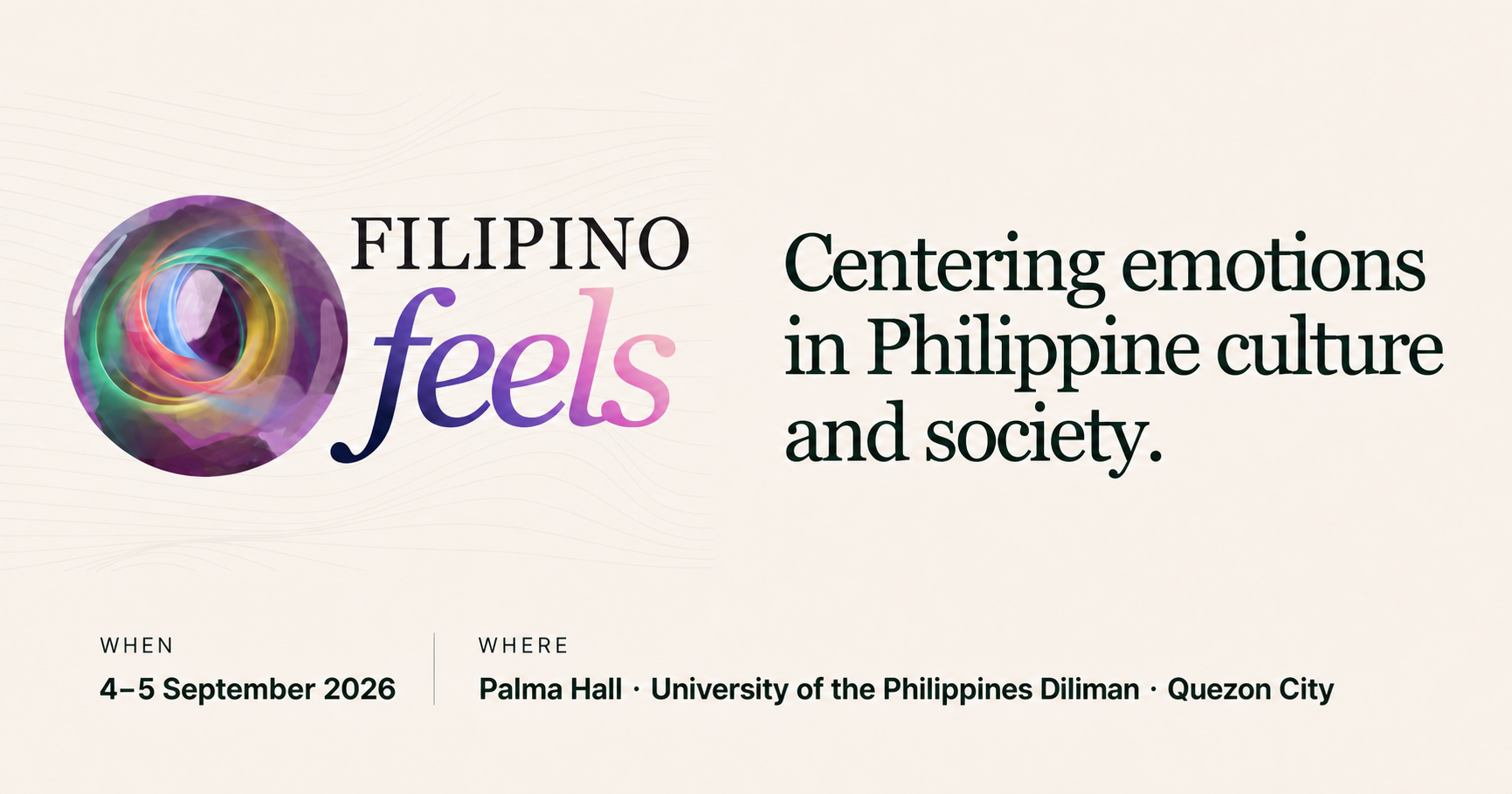 Filipino Feels — Damá 1st National Conference 2026 at UP Diliman